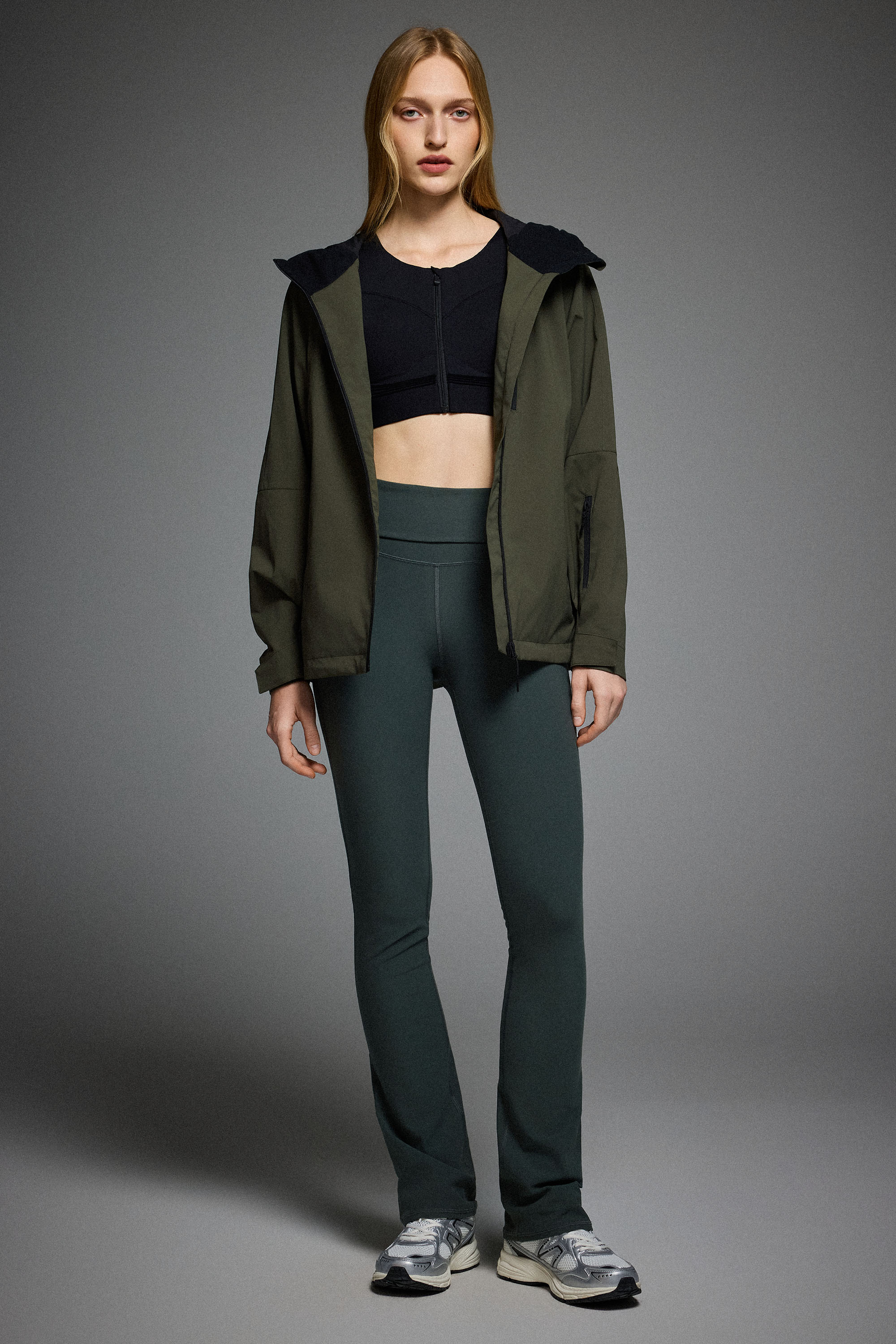 Zip Up Rain Jacket Lightweight Hooded Windbreaker - Image 26
