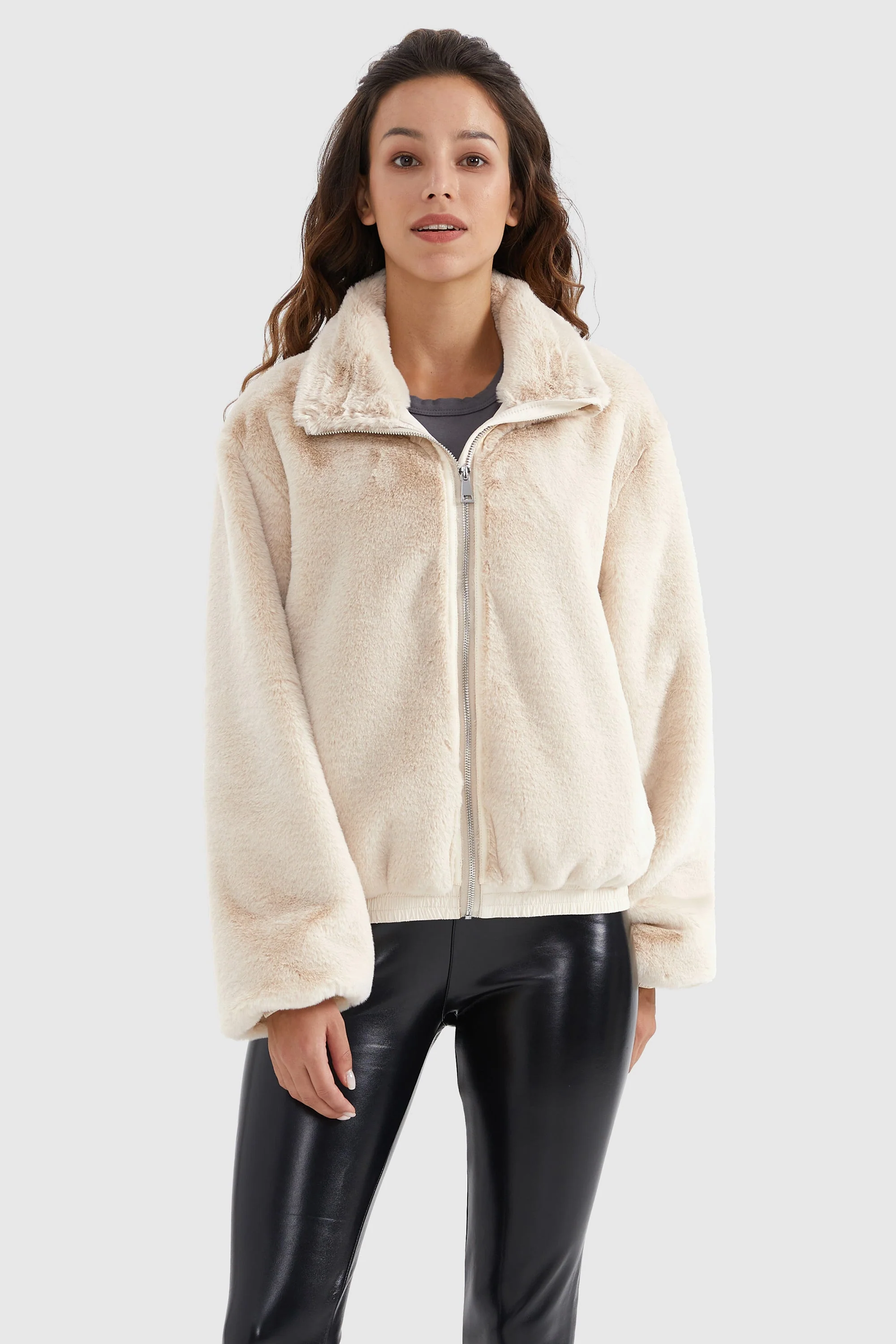 Winter Sherpa Zip-Up Coat - Image 14